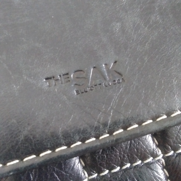 The Sak Black Leather Quilted Shoulder Bag - Picture 12 of 13